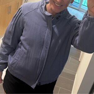 NEW XIRENA bradley jacket in vintage blu